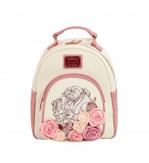 Mini Sac A Dos Disney - La Belle Et La Bete Flower Exclu