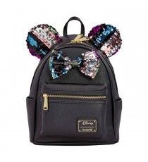 Mini Sac A Dos Disney - Black Minnie Sequin Exclu