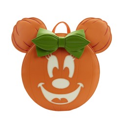 Mini Sac A Dos Disney - Glow Face Minnie Pumpkin