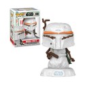 Figurine Star Wars Holiday - Snowman Boba Fett Pop 10cm