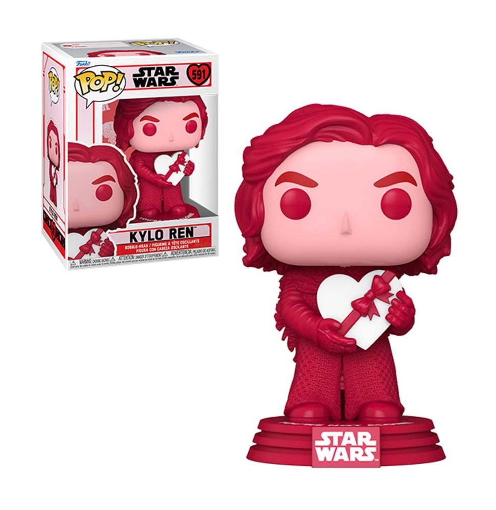 Figurine Star Wars - Valentines S3 Kylo Ren Pop 10cm