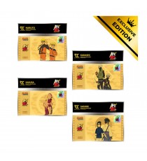 Golden Ticket Naruto Shippuden 20th - set de 4 Edition limitée