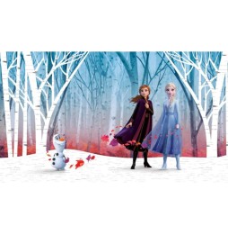 Fresque Murale Disney - Geante Adhesive Frozen Woodland 320X183cm