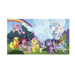 Fresque Murale My Little Pony - Geante Adhesive Ponyville 300X180cm