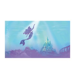 Fresque Murale Disney Geante Adhesive - Under The Sea 320X183cm