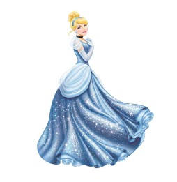 Stickers Muraux Disney - Geant Princess Cendrillon / Cinderella Glamour 101X74cm