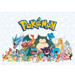 Stickers Muraux Pokemon - Pokemon Geant Attrapez les Tous