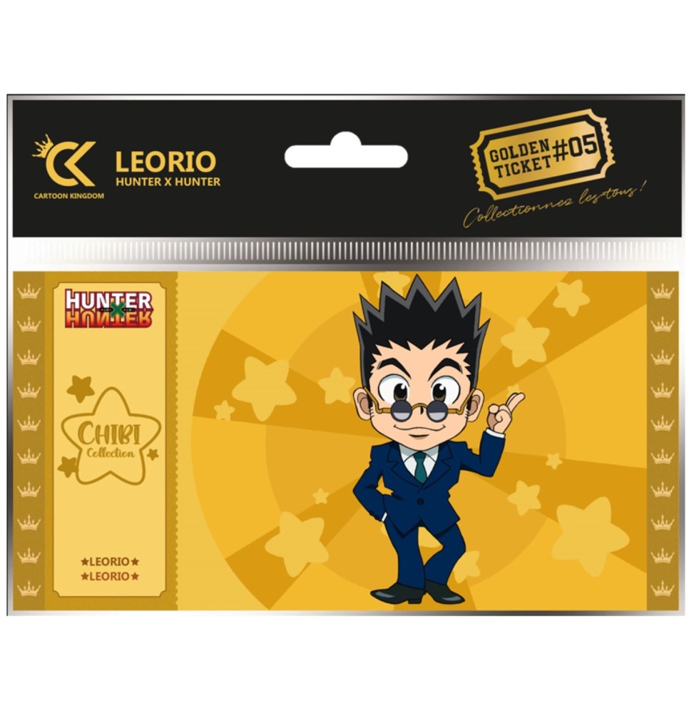 Golden Ticket Hunter X Hunter - Leolio Chibi Collection