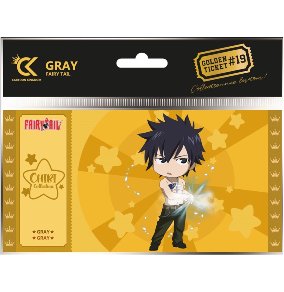 Golden Ticket Fairy Tail - Chibi Gray