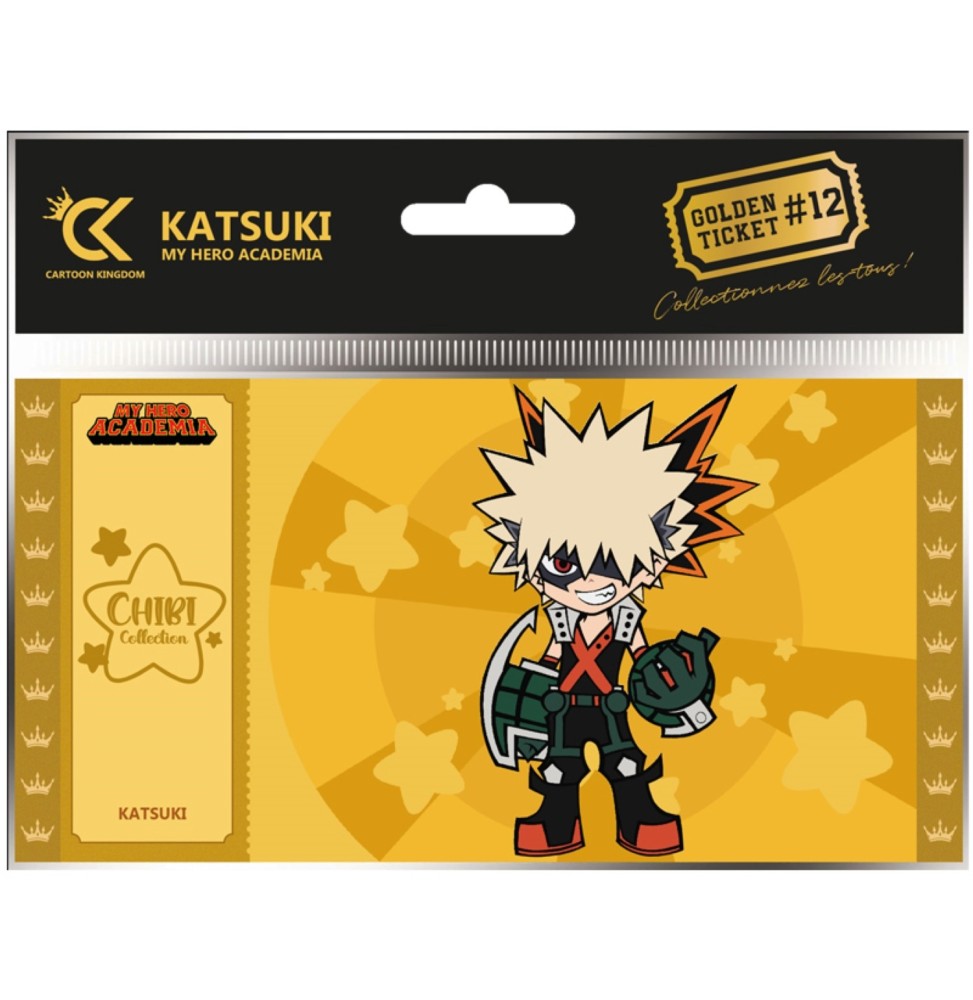 Golden Ticket My Hero Academia - Chibi Katsuki Bakugo