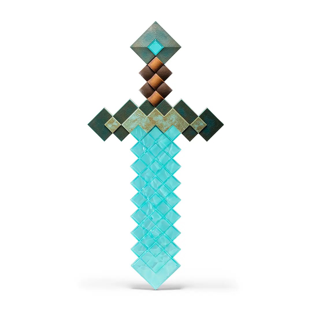 Image à colorier Épée Minecraft