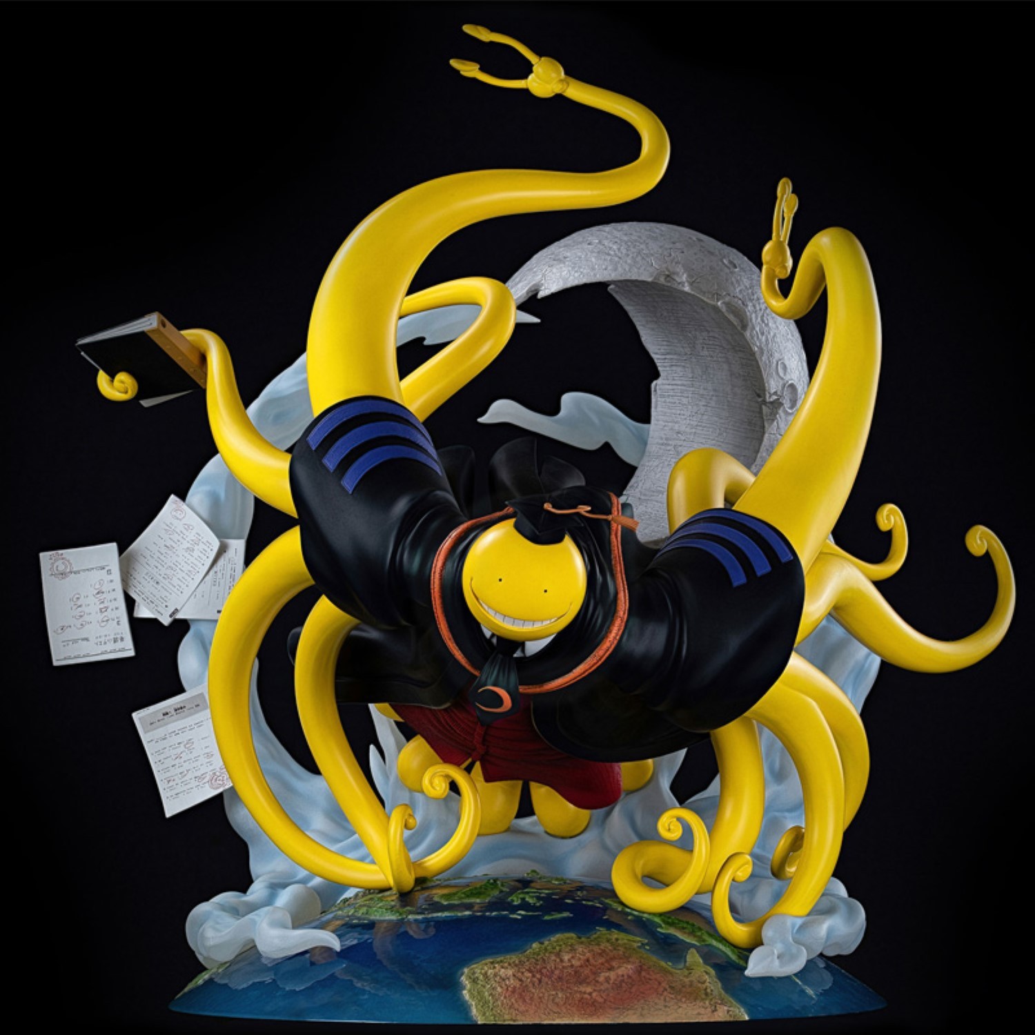 Statue Assassination Classroom - Resine 1/6 Professeur Koro 300Pcs ...