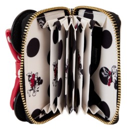 Porte Carte Disney Loungefly - Minnie Rocks The Dots Accordion