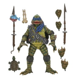 Figurine Universal Monsters X Tmnt - Creature Black Lagoon Leonardo 18cm