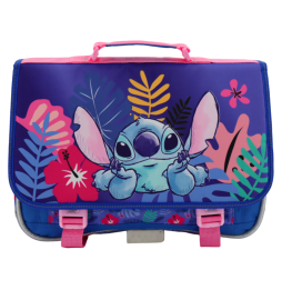 Cartable Disney - Stitch Fleurs