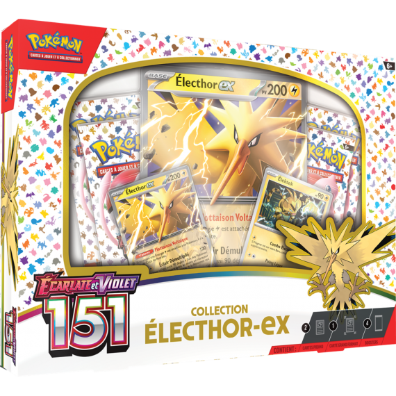 Coffret Pokemon 151 - Électhor EX (Réédition)