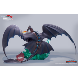 Statue Résine - How To Train Your Dragons - Krokmou et Harold 1/6