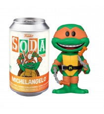 Figurine TMNT Tortues Ninja - Michelangelo Vinyl Soda 10cm