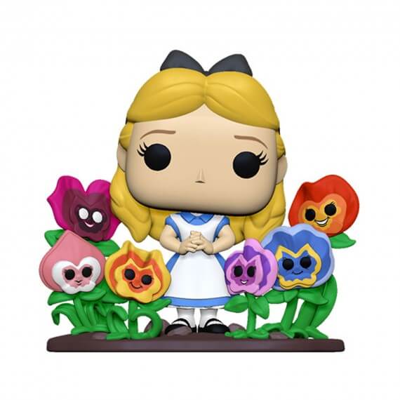 Boite Abimée - Figurine Disney Alice Au Pays Des Merveiles - Alice & Flowers Pop 10cm