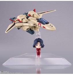 Figurine Macross - Macross Plus Tiny Session YF-19 Isamu Alva Dyson Use With Myung Fan Lone 11cm