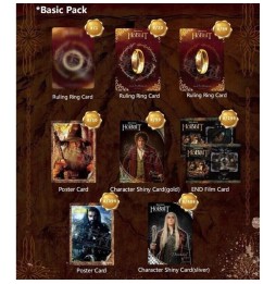 Carte à collectionner Cardfun The Hobbit Trilogy - Boite De 8 Boosters De 2 Cartes +  2 Speciales