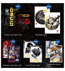 Carte à collectionner Cardfun Star Wars - Deluxe Edition Boite 4 Boosters 10 Cartes