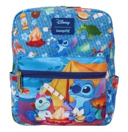 Mini Sac A Dos Nylon Disney - Stitch Camping Cuties