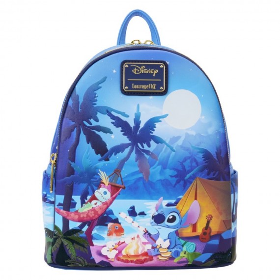 Mini Sac A Dos Disney - Lilo And Stitch Camping Cuties