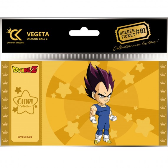 Golden Ticket Dragon Ball Z - Chibi Vegeta Armor