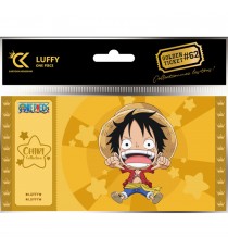 Golden Ticket One Piece - Chibi Luffy