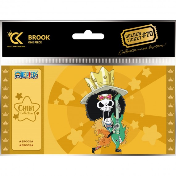 Golden Ticket One Piece - Chibi Brook