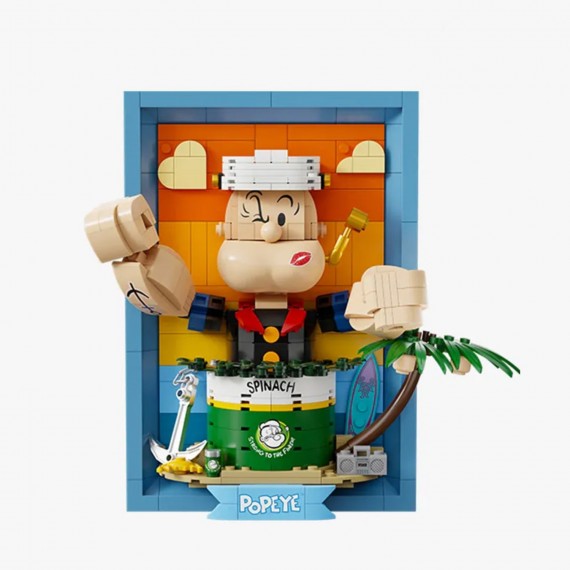 Set A Construire Popeye - Popeye 3D Portrait 21cm