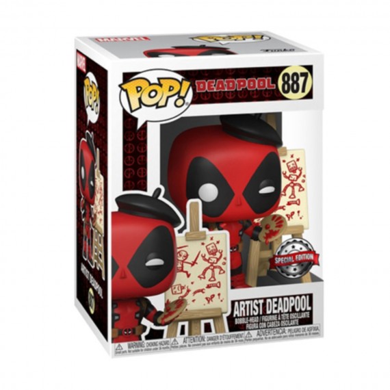 Figurine Marvel - Deadpool 30Th Artist Deadpool Exclu Pop 10cm