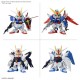 Maquette Gundam - Senshi C.E. Battles Of Destiny Set 4pcs Gundam Gunpla SD BB 8cm