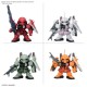 Maquette Gundam - Senshi ZGMF Zaku Series Set 4pcs Gundam Gunpla SD BB 8cm