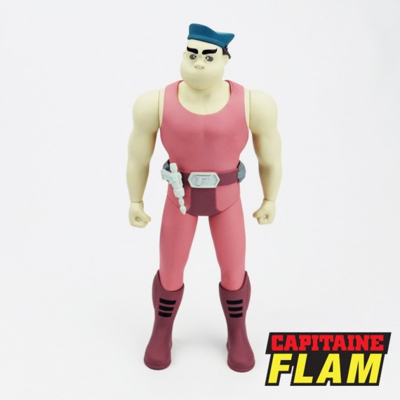 Figurine Capitaine Flam - Boite FR Mala 20cm