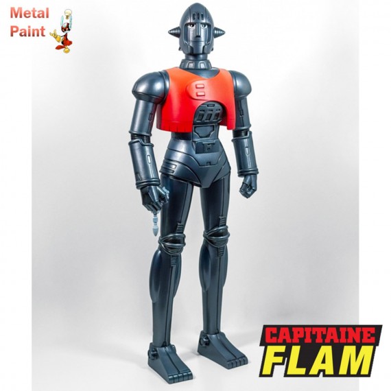 Figurine Capitaine Flam - Boite FR Crag Metallic Paint Exclu 25cm