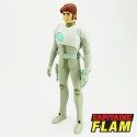 Figurine Capitaine Flam - Boite FR Curtis Newton 23cm