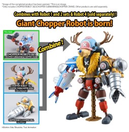 Maquette One Piece - 3&5 Chopper Submarine & Chopper Crane Chopper Robot 9cm