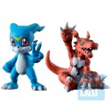 Figurine Digimon - Veemon & Guilmon Ichibansho 7cm