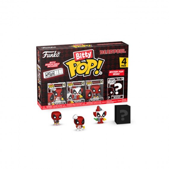 Figurine Marvel - Deadpool BBQ Master 4-Pack Bitty Pop 2cm