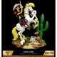 Statue Resine Lucky Luke - Lucky Luke, Joly Jumper & Rantanplan Resine Limitee 200 Exemplaires 44cm