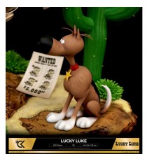 Statue Resine Lucky Luke -  Lucky Luke, Joly Jumper & Rantanplan Resine Limitee 200 Exemplaires 44cm