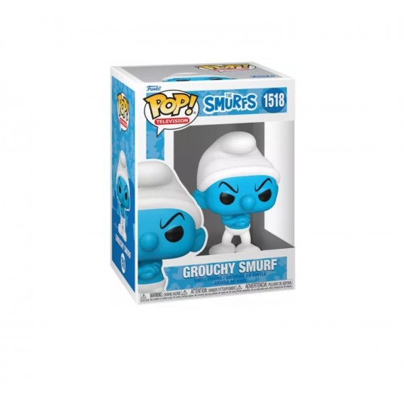 Figurine Les Schtroumpfs - Grincheux Grouchy Smurf Pop 10cm