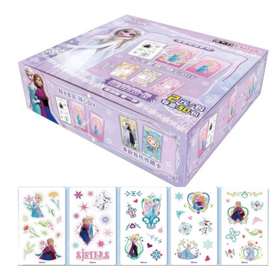 Carte À Collectionner Cardfun Disney - Frozen La Reine Des Neiges DIY Edition Display de 30 Booster