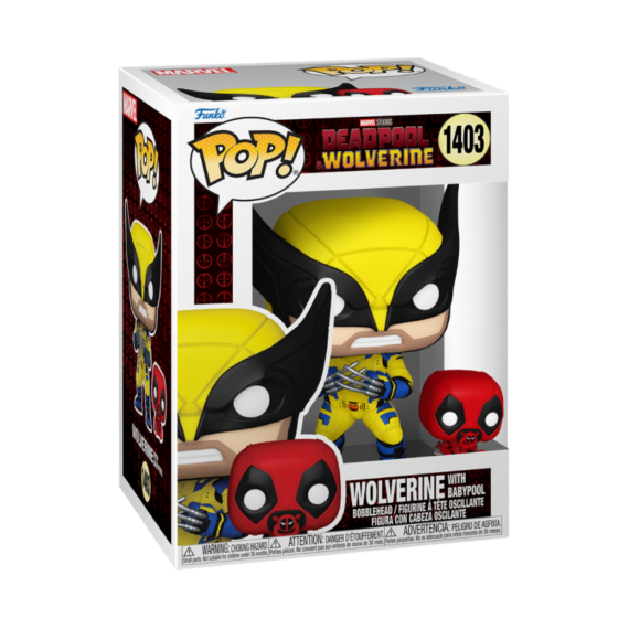 Figurine Marvel Deadpool 3 - Wolverine Babypool Pop 10cm