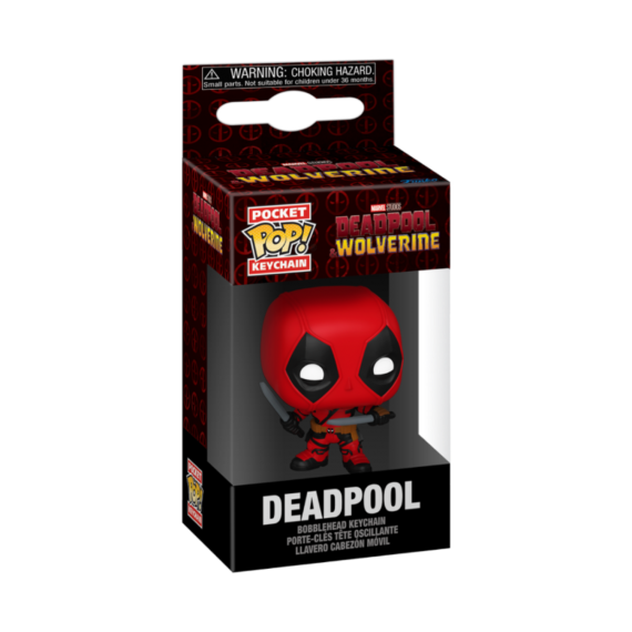 Porte Clé Marvel Deadpool 3 - Deadpool Pocket Pop 4cm