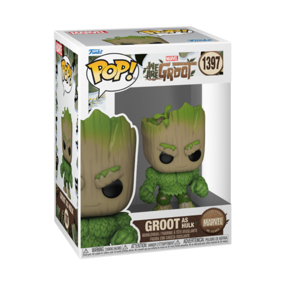 Figurine Marvel We Are Groot - Hulk Pop 10cm