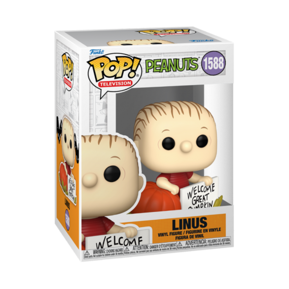 Figurine Snoopy Peanuts - Linus Great Pumpkin Pop 10cm