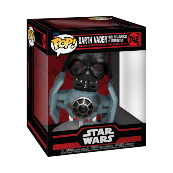 Figurine Star Wars Darkside - Tie Advanced X1 Vader Pop Rides 18cm